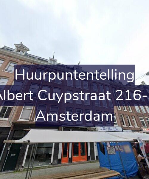 Foto gevel Huurpuntentelling voor Albert Cuypstraat 216-3, Amsterdam