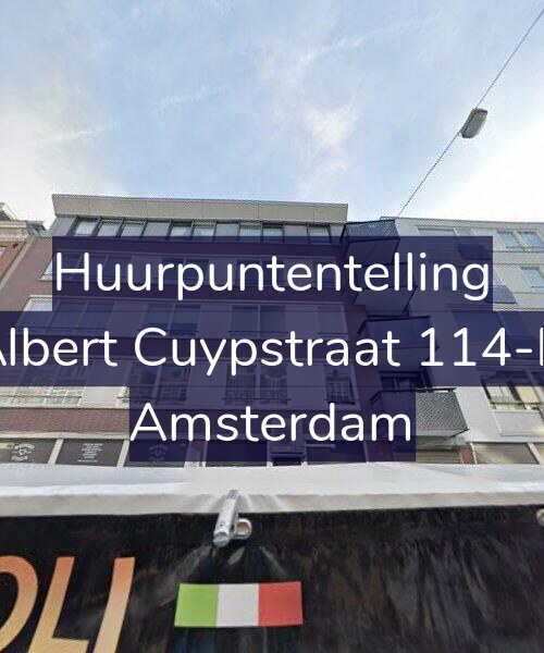 Foto gevel Huurpuntentelling voor Albert Cuypstraat 114-D, Amsterdam