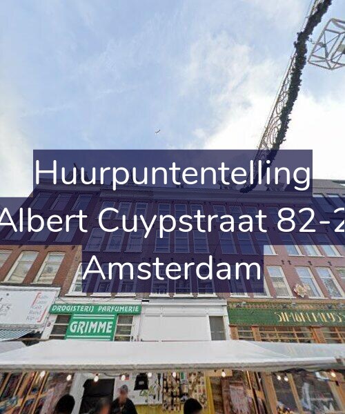 Foto gevel Huurpuntentelling voor Albert Cuypstraat 82-2, Amsterdam