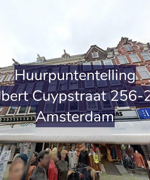 Foto gevel Huurpuntentelling voor Albert Cuypstraat 256-2V, Amsterdam