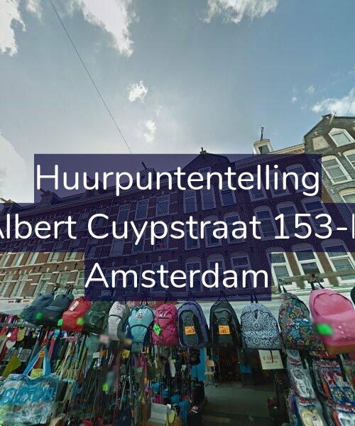 Foto gevel Huurpuntentelling voor Albert Cuypstraat 153-D, Amsterdam