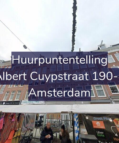 Foto gevel Huurpuntentelling voor Albert Cuypstraat 190-4, Amsterdam