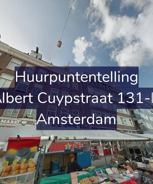 Foto gevel Huurpuntentelling voor Albert Cuypstraat 131-H, Amsterdam