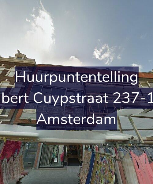 Foto gevel Huurpuntentelling voor Albert Cuypstraat 237-1A, Amsterdam