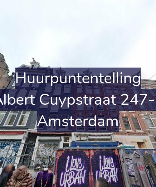 Foto gevel Huurpuntentelling voor Albert Cuypstraat 247-1, Amsterdam