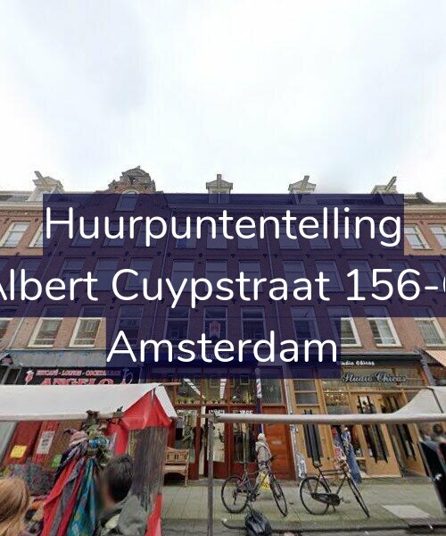 Foto gevel Huurpuntentelling voor Albert Cuypstraat 156-C, Amsterdam