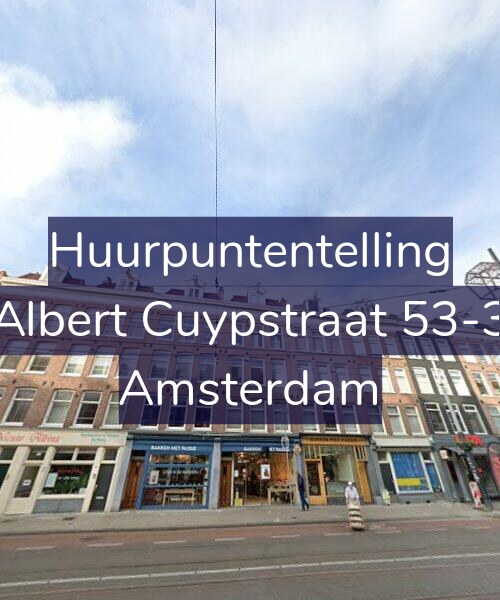Foto gevel Huurpuntentelling voor Albert Cuypstraat 53-3, Amsterdam
