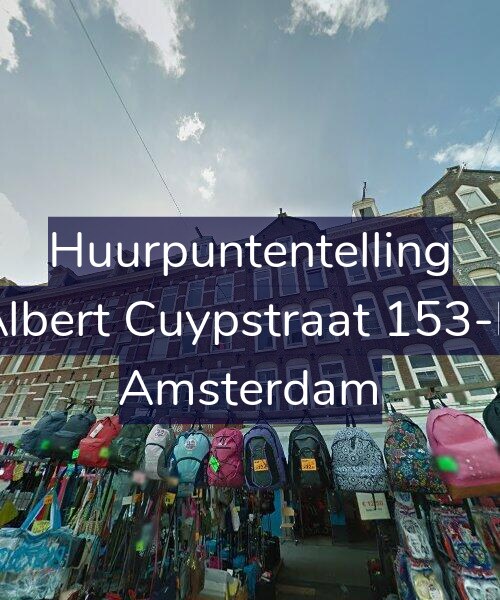 Foto gevel Huurpuntentelling voor Albert Cuypstraat 153-B, Amsterdam