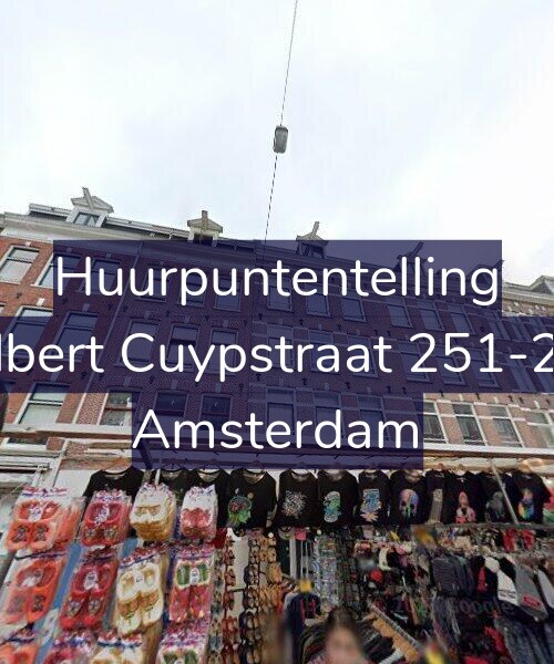 Foto gevel Huurpuntentelling voor Albert Cuypstraat 251-2A, Amsterdam