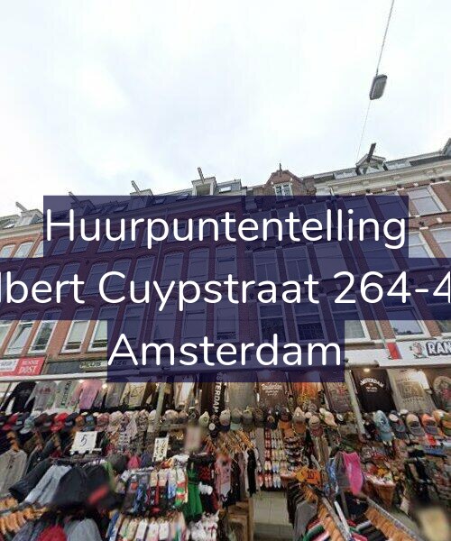 Foto gevel Huurpuntentelling voor Albert Cuypstraat 264-4A, Amsterdam