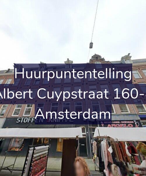 Foto gevel Huurpuntentelling voor Albert Cuypstraat 160-4, Amsterdam
