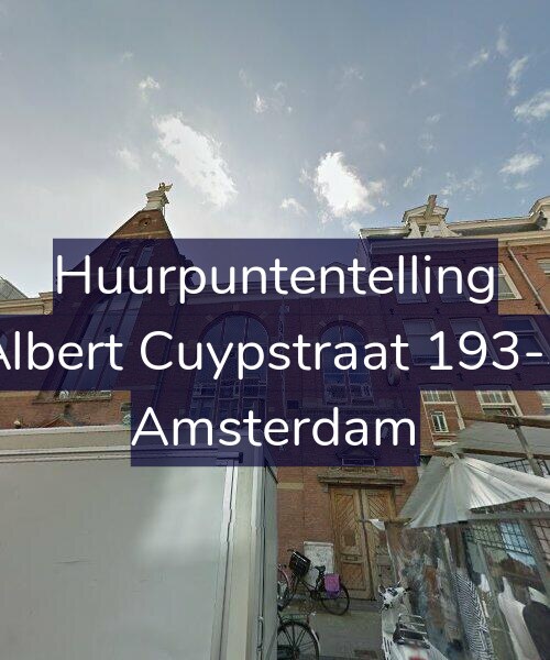 Foto gevel Huurpuntentelling voor Albert Cuypstraat 193-3, Amsterdam