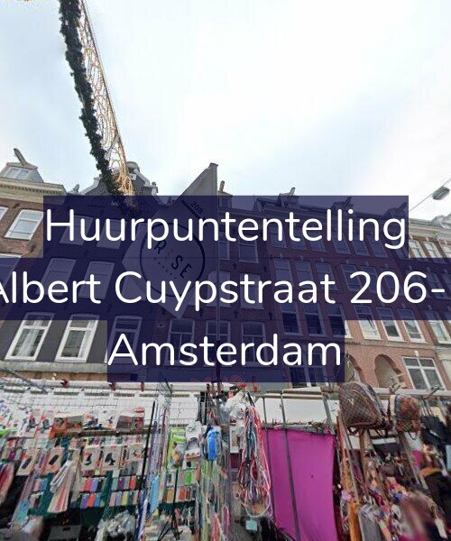 Foto gevel Huurpuntentelling voor Albert Cuypstraat 206-3, Amsterdam
