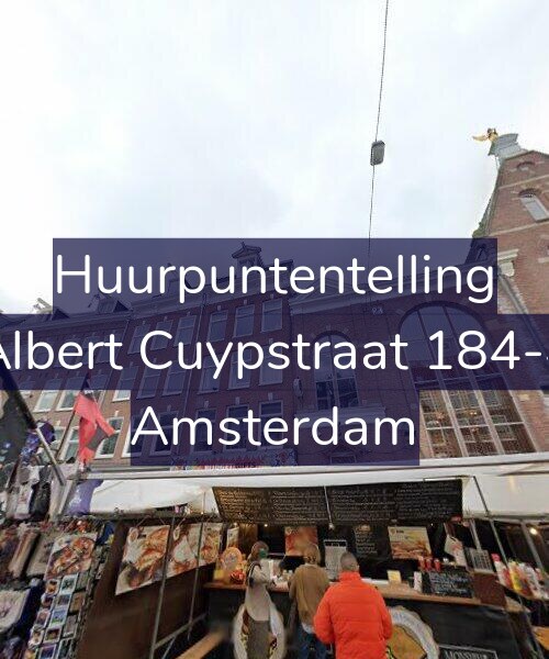 Foto gevel Huurpuntentelling voor Albert Cuypstraat 184-4, Amsterdam