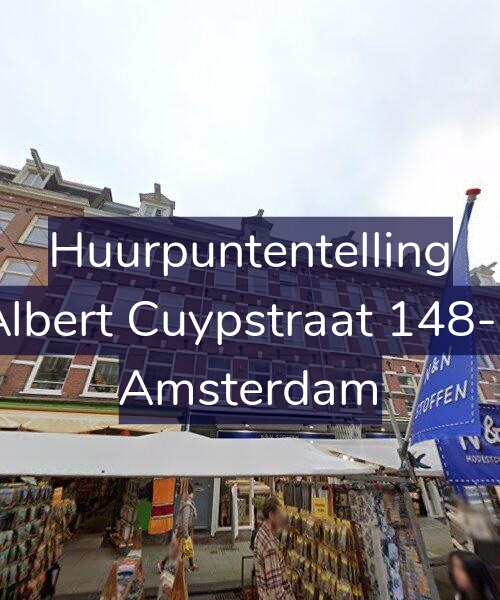 Foto gevel Huurpuntentelling voor Albert Cuypstraat 148-F, Amsterdam