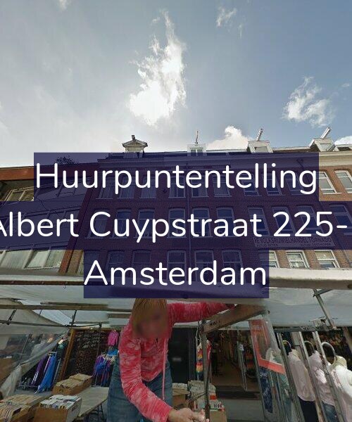 Foto gevel Huurpuntentelling voor Albert Cuypstraat 225-E, Amsterdam
