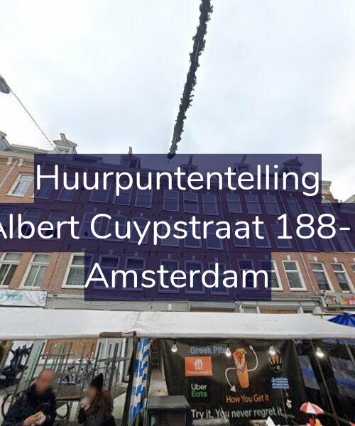 Foto gevel Huurpuntentelling voor Albert Cuypstraat 188-3, Amsterdam