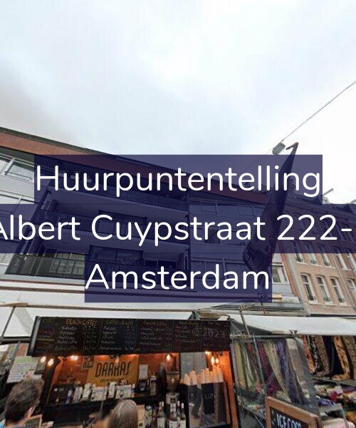 Foto gevel Huurpuntentelling voor Albert Cuypstraat 222-F, Amsterdam