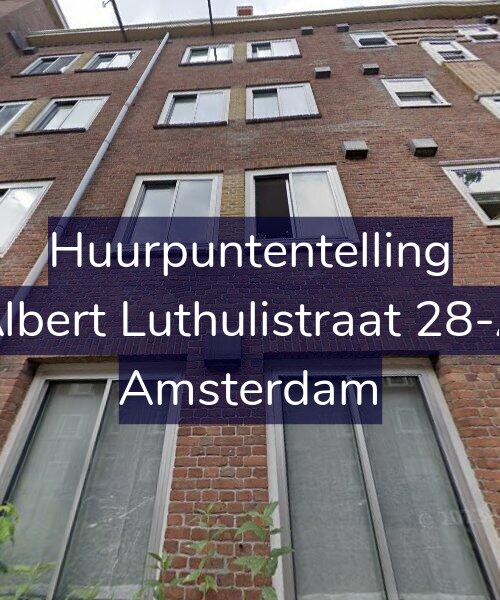 Foto gevel Huurpuntentelling voor Albert Luthulistraat 28-A, Amsterdam