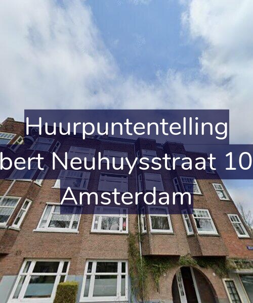 Foto gevel Huurpuntentelling voor Albert Neuhuysstraat 10-3, Amsterdam
