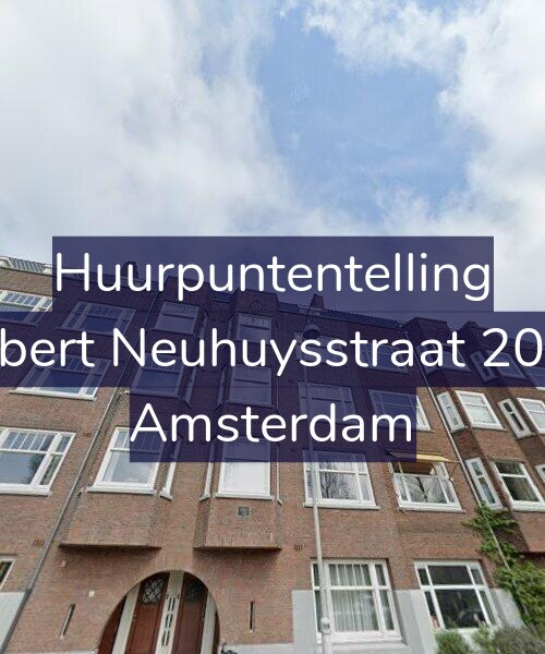 Foto gevel Huurpuntentelling voor Albert Neuhuysstraat 20-2, Amsterdam