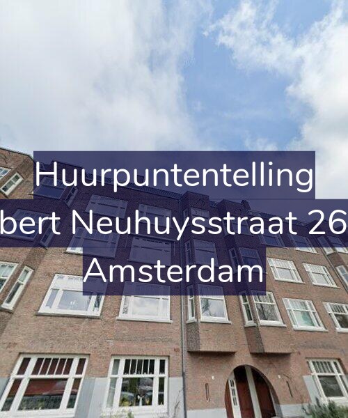Foto gevel Huurpuntentelling voor Albert Neuhuysstraat 26-2, Amsterdam