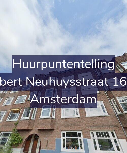 Foto gevel Huurpuntentelling voor Albert Neuhuysstraat 16-3, Amsterdam