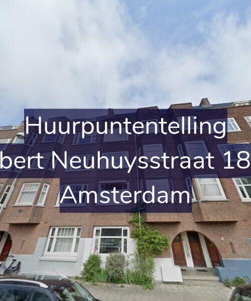 Foto gevel Huurpuntentelling voor Albert Neuhuysstraat 18-4, Amsterdam