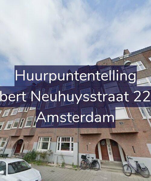 Foto gevel Huurpuntentelling voor Albert Neuhuysstraat 22-1, Amsterdam