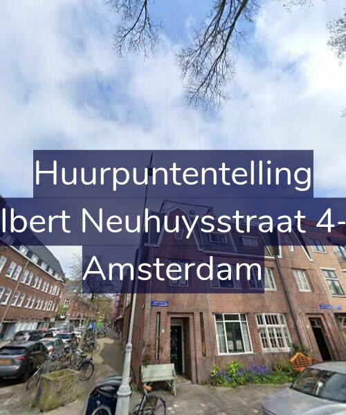 Foto gevel Huurpuntentelling voor Albert Neuhuysstraat 4-1, Amsterdam