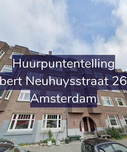 Foto gevel Huurpuntentelling voor Albert Neuhuysstraat 26-1, Amsterdam