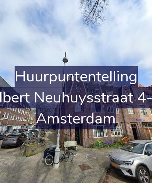Foto gevel Huurpuntentelling voor Albert Neuhuysstraat 4-H, Amsterdam