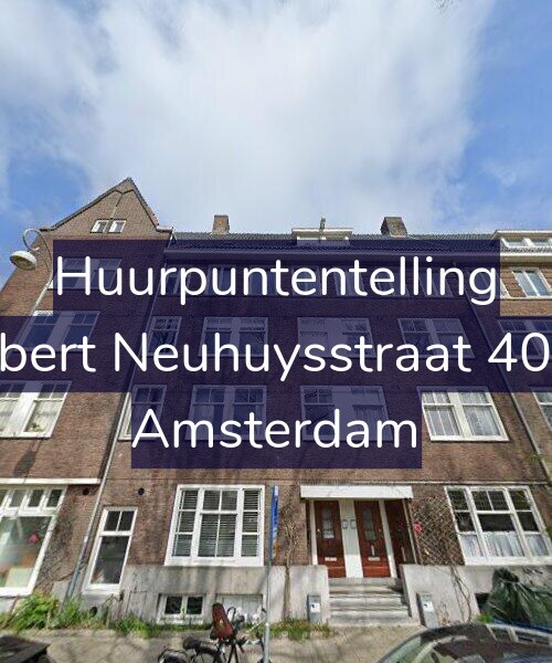 Foto gevel Huurpuntentelling voor Albert Neuhuysstraat 40-1, Amsterdam