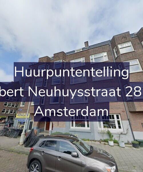 Foto gevel Huurpuntentelling voor Albert Neuhuysstraat 28-H, Amsterdam