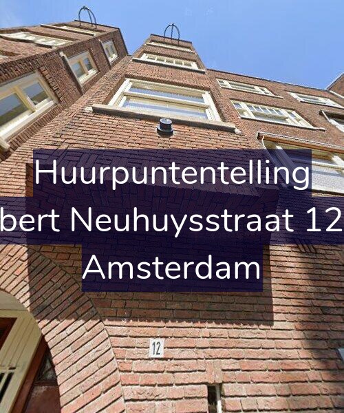 Foto gevel Huurpuntentelling voor Albert Neuhuysstraat 12-3, Amsterdam