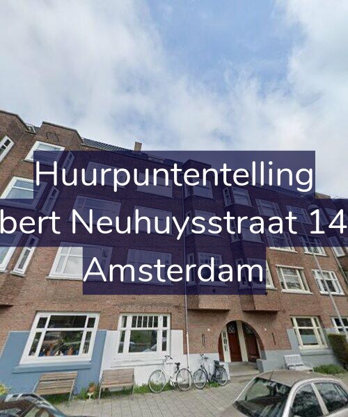 Foto gevel Huurpuntentelling voor Albert Neuhuysstraat 14-1, Amsterdam