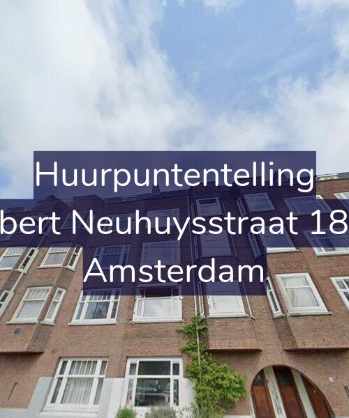 Foto gevel Huurpuntentelling voor Albert Neuhuysstraat 18-3, Amsterdam