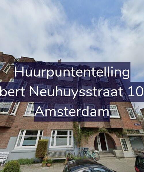 Foto gevel Huurpuntentelling voor Albert Neuhuysstraat 10-1, Amsterdam