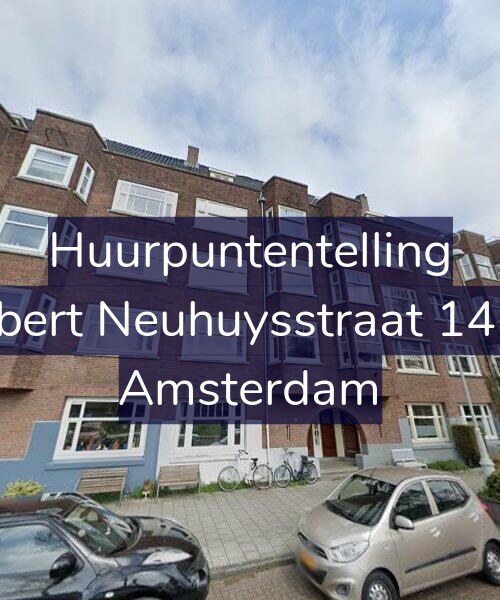Foto gevel Huurpuntentelling voor Albert Neuhuysstraat 14-H, Amsterdam