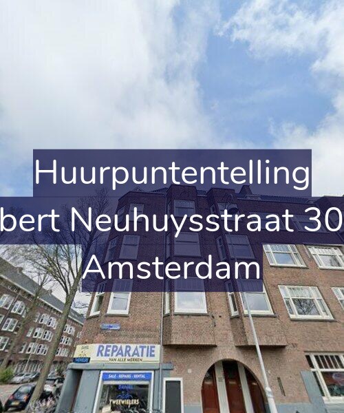Foto gevel Huurpuntentelling voor Albert Neuhuysstraat 30-3, Amsterdam