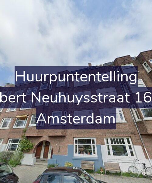 Foto gevel Huurpuntentelling voor Albert Neuhuysstraat 16-1, Amsterdam