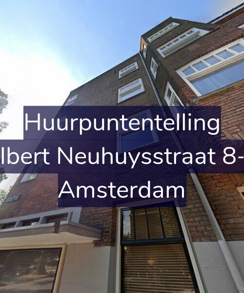 Foto gevel Huurpuntentelling voor Albert Neuhuysstraat 8-3, Amsterdam