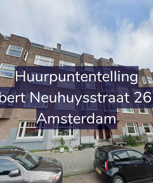 Foto gevel Huurpuntentelling voor Albert Neuhuysstraat 26-H, Amsterdam