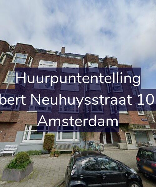 Foto gevel Huurpuntentelling voor Albert Neuhuysstraat 10-H, Amsterdam