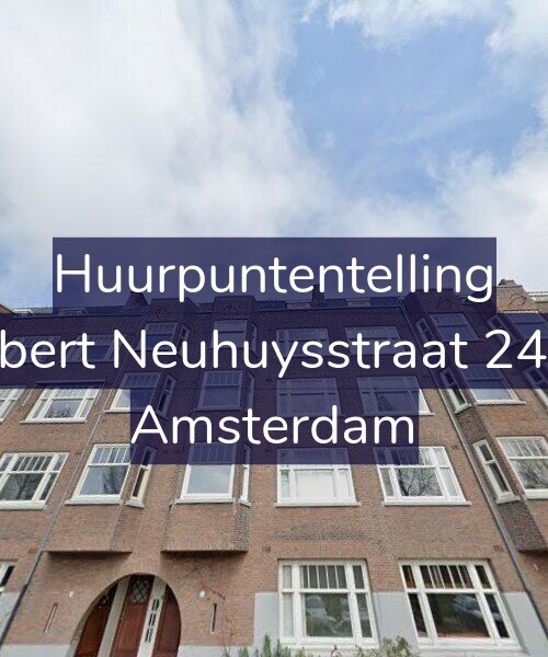 Foto gevel Huurpuntentelling voor Albert Neuhuysstraat 24-2, Amsterdam
