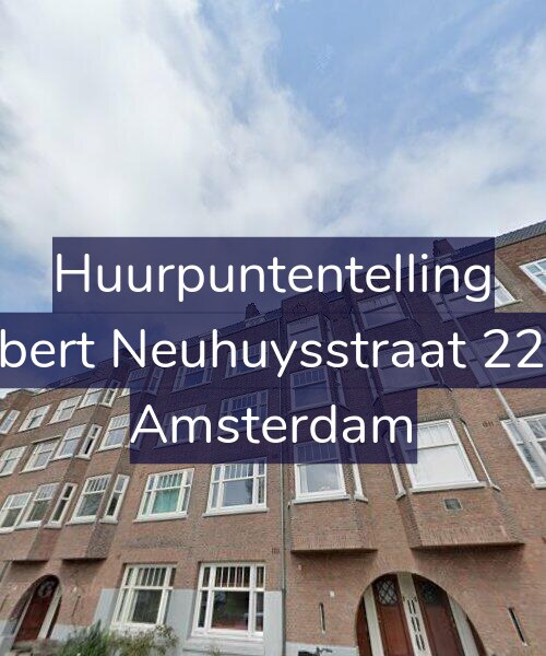 Foto gevel Huurpuntentelling voor Albert Neuhuysstraat 22-2, Amsterdam