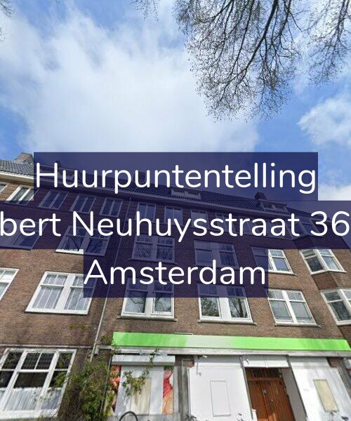 Foto gevel Huurpuntentelling voor Albert Neuhuysstraat 36-2, Amsterdam