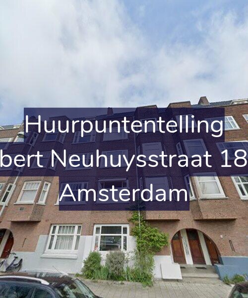Foto gevel Huurpuntentelling voor Albert Neuhuysstraat 18-1, Amsterdam