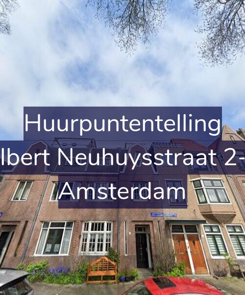 Foto gevel Huurpuntentelling voor Albert Neuhuysstraat 2-1, Amsterdam