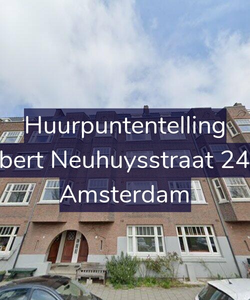 Foto gevel Huurpuntentelling voor Albert Neuhuysstraat 24-1, Amsterdam